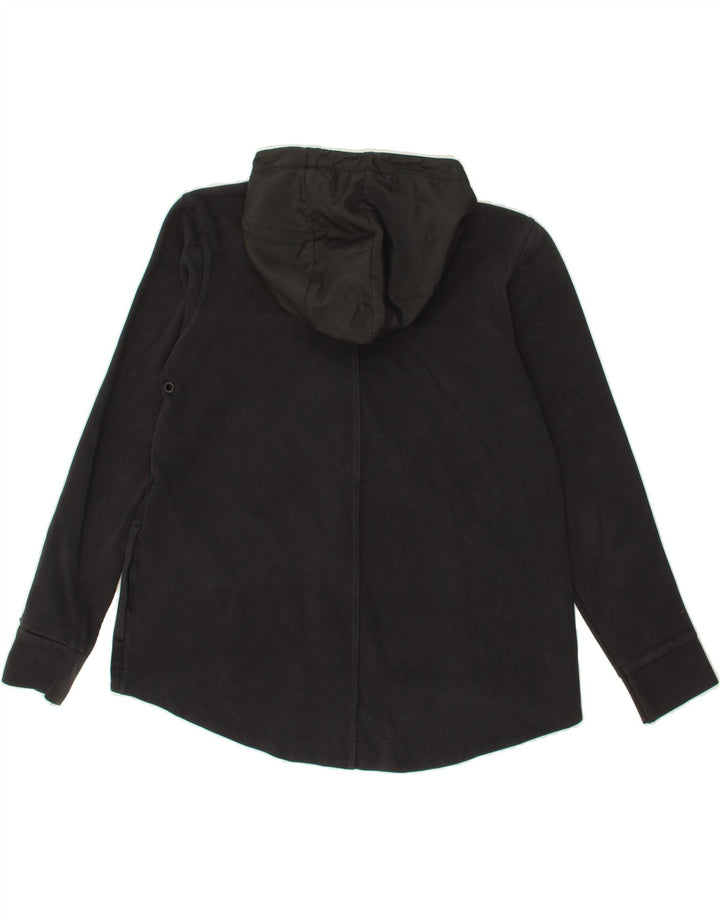 NIKE Mens Zip Hoodie Sweater Small Black Vintage Nike and Second-Hand Nike from Messina Hembry 