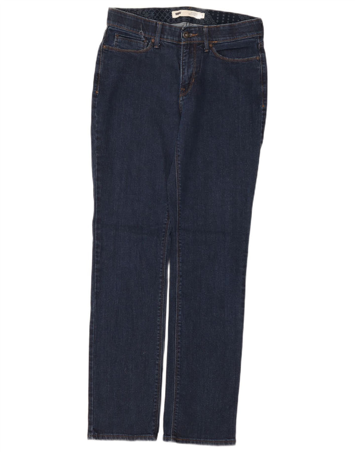 LEVI'S Dame 525 lige jeans US 8 Medium W29 L32 Marineblå Bomuld