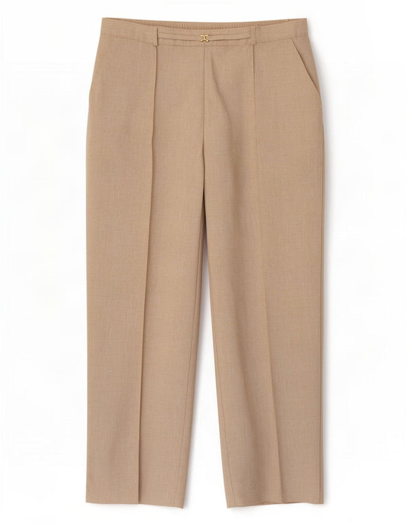 Marks & Spencer Lige fritidsbukser til kvinder UK 16 Large W32 L26 Beige