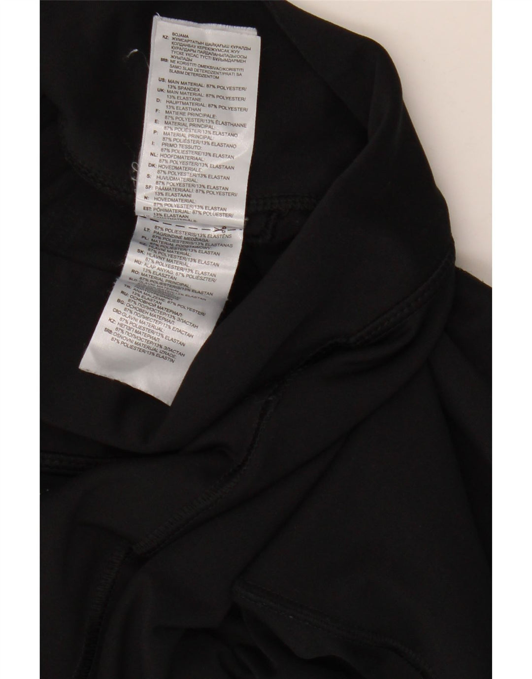 ADIDAS Climalite Leggings til kvinder UK 4/6 XS sort polyester