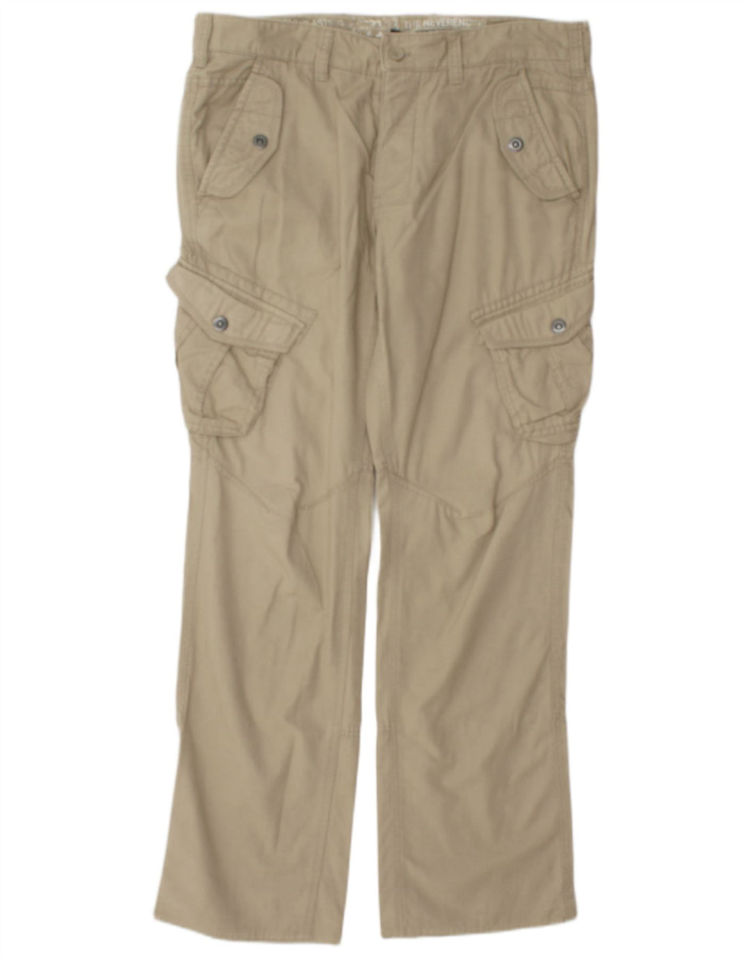 Vintage Straight Cargo Bukser til mænd W35 L32 Beige