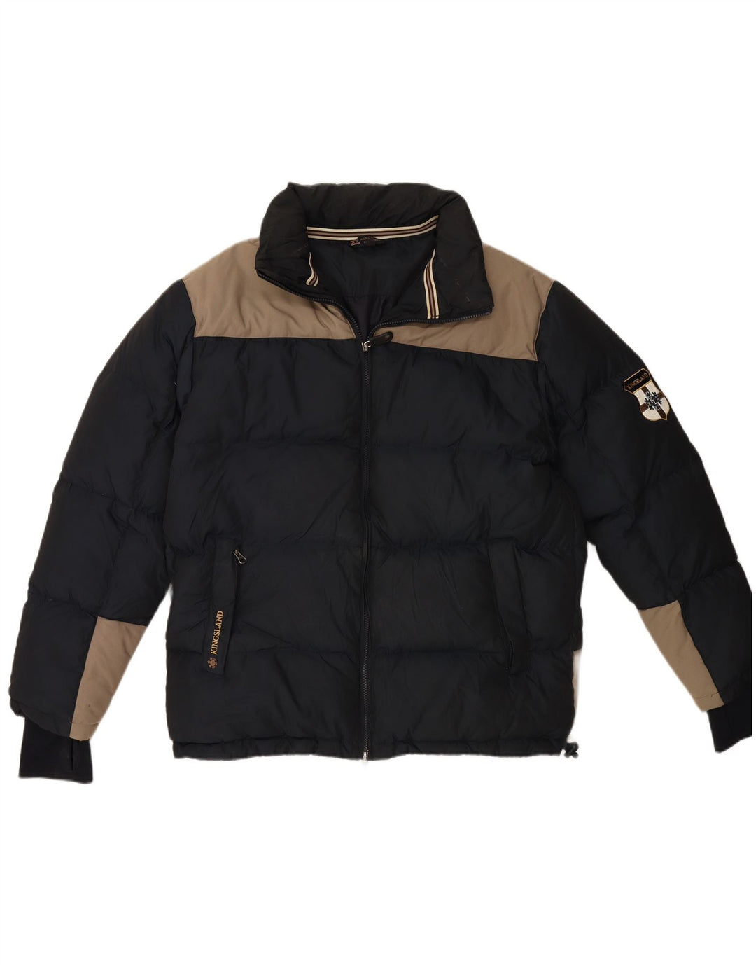 KINGSLAND Polstret jakke til mænd UK 42 XL Marineblå Colourblock Polyester