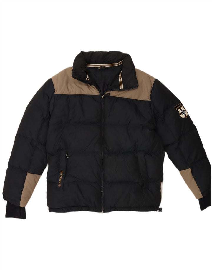 KINGSLAND Polstret jakke til mænd UK 42 XL Marineblå Colourblock Polyester