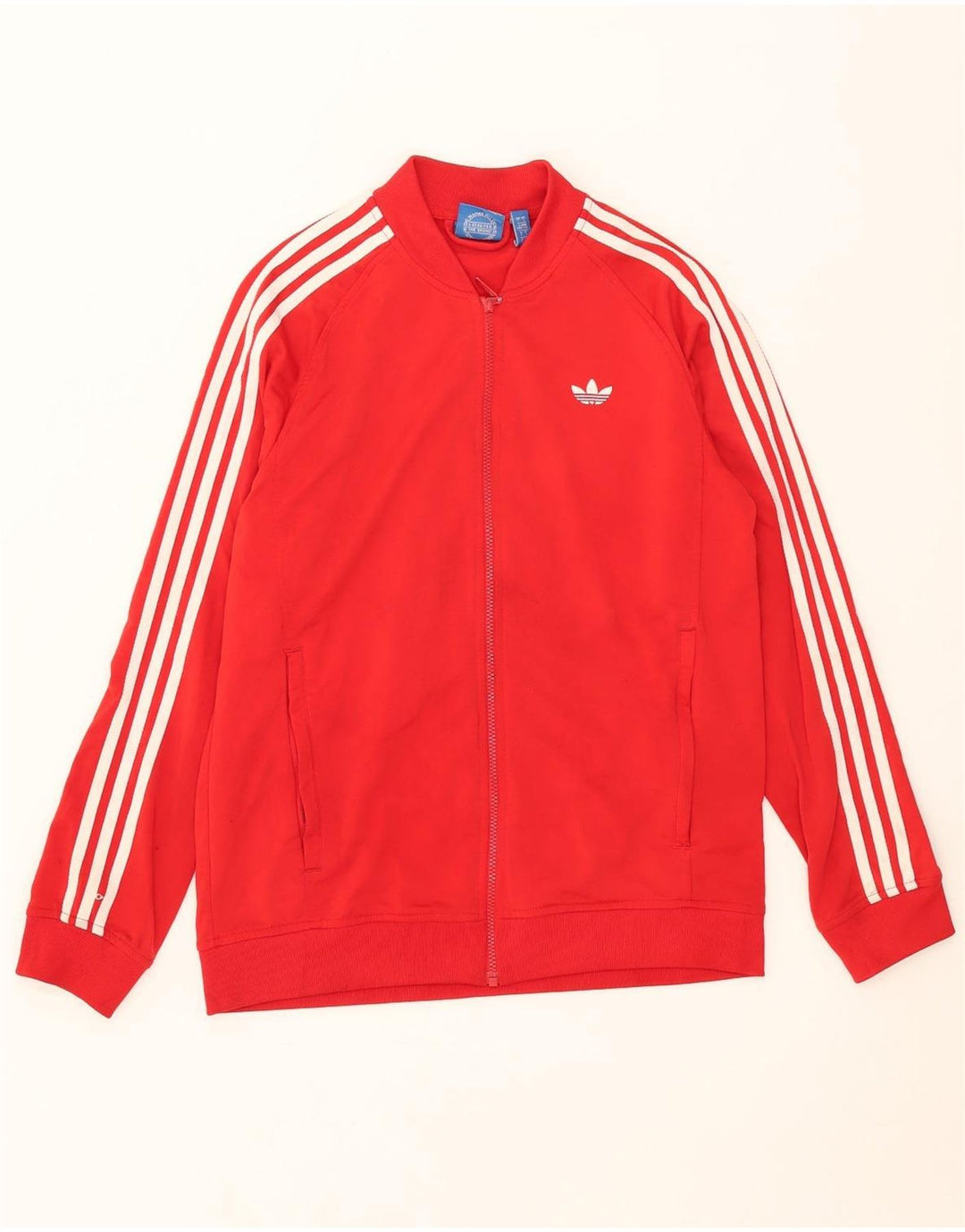 ADIDAS Træningsdragt til mænd, topjakke, stor rød polyester