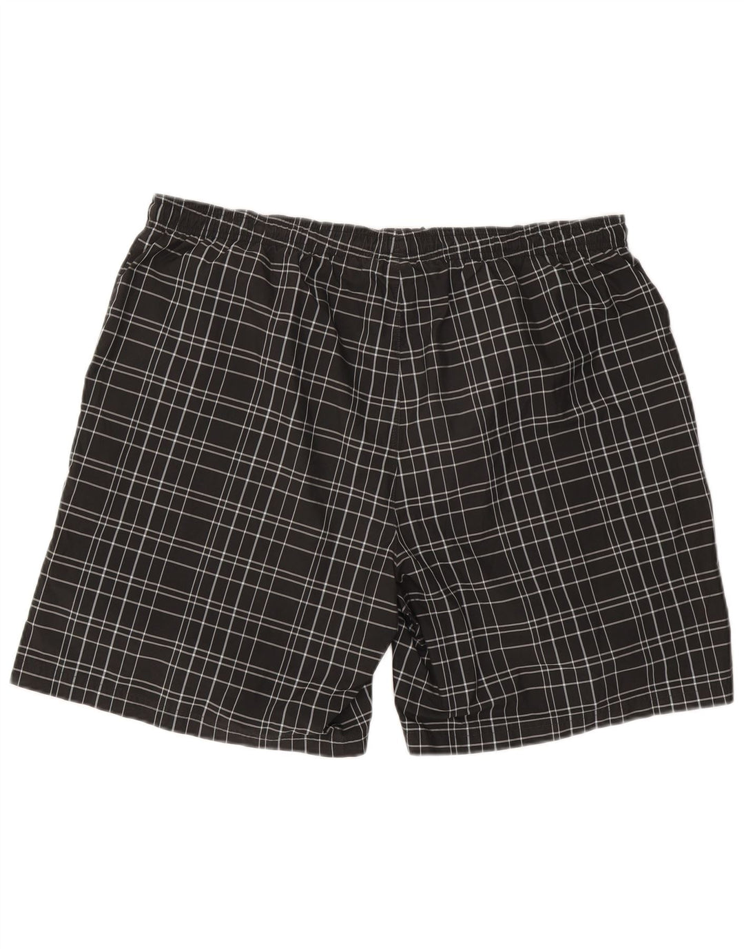 Reebok Badeshorts til mænd 2XL sort ternet polyester