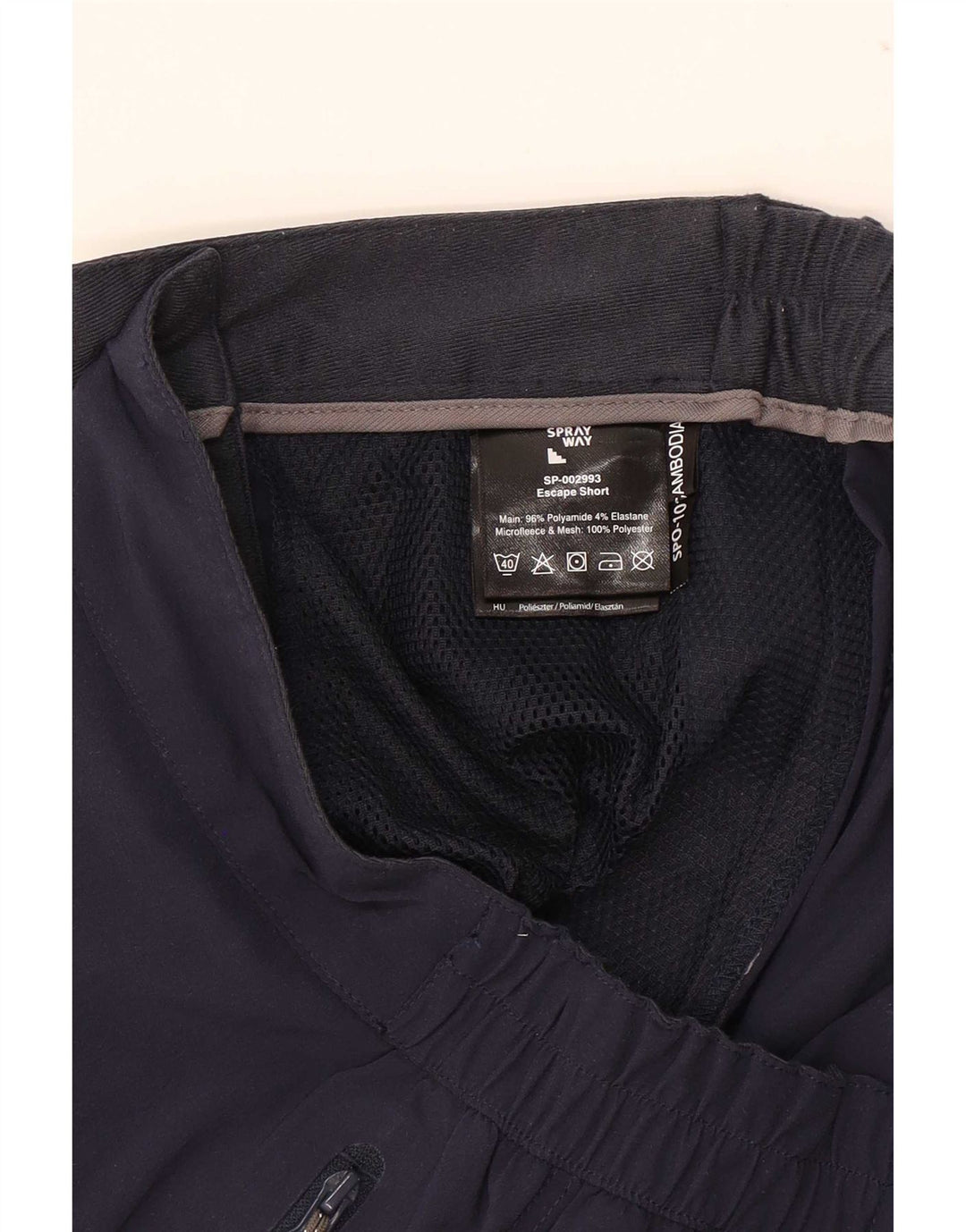 Sprayway Dame Cargo Shorts UK 12 Medium W32 Navy Blue Polyamid