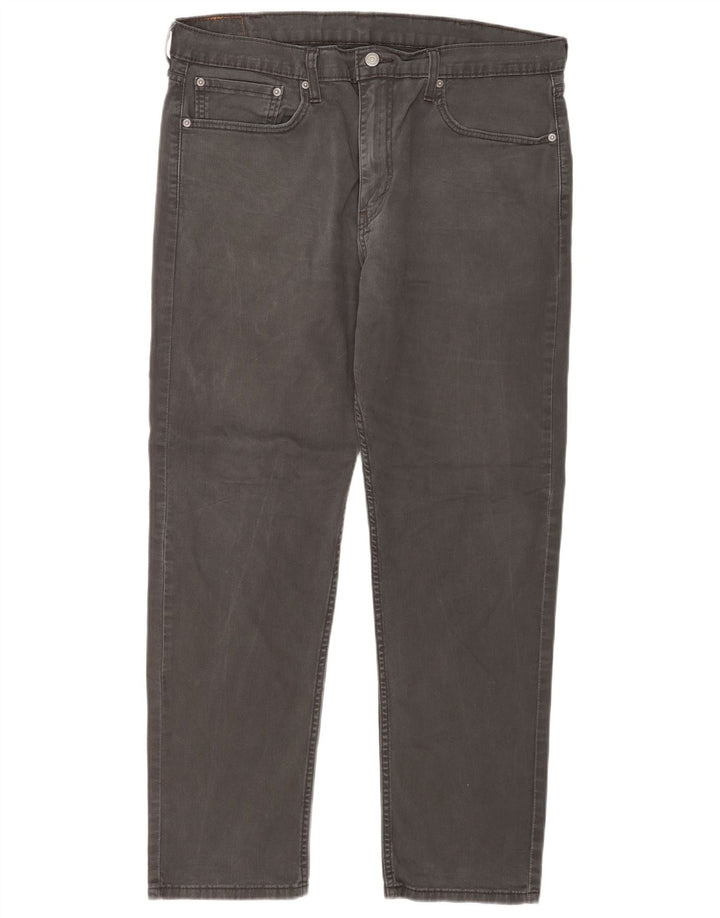 Levi's Herre 502 tilspidsede jeans W38 L32 Grå bomuld