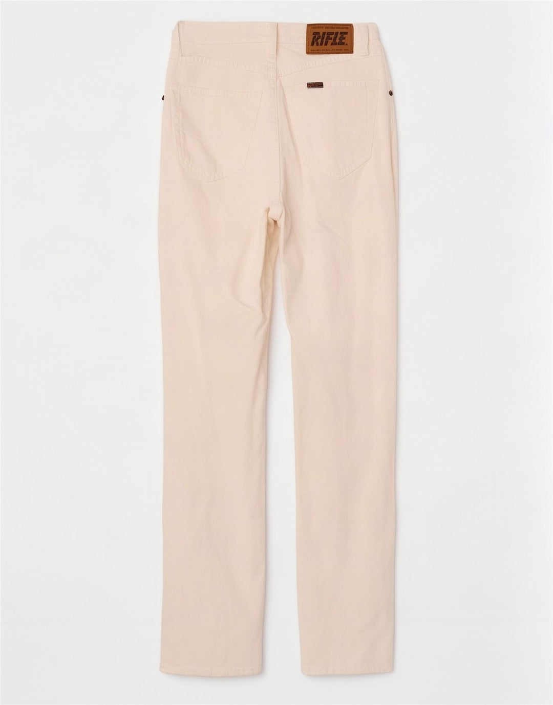 Rifle Dame Straight Jeans W28 L30 Hvid Bomuld