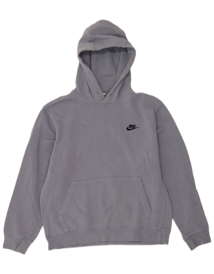 Nike Herre hættetrøje Jumper Medium Blue Bomuld