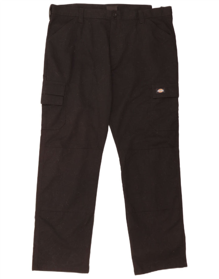 Dickies Herre Straight Cargo Bukser W40 L32 Sort Polyester