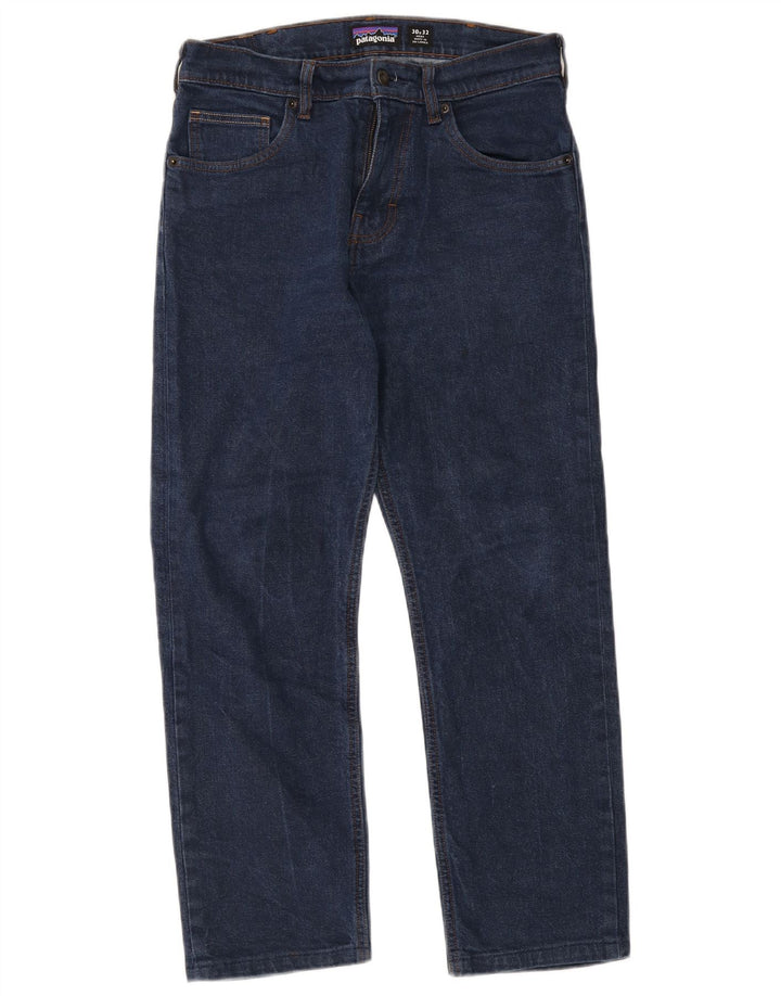 Patagonia Straight Jeans til mænd W30 L27 blå bomuld