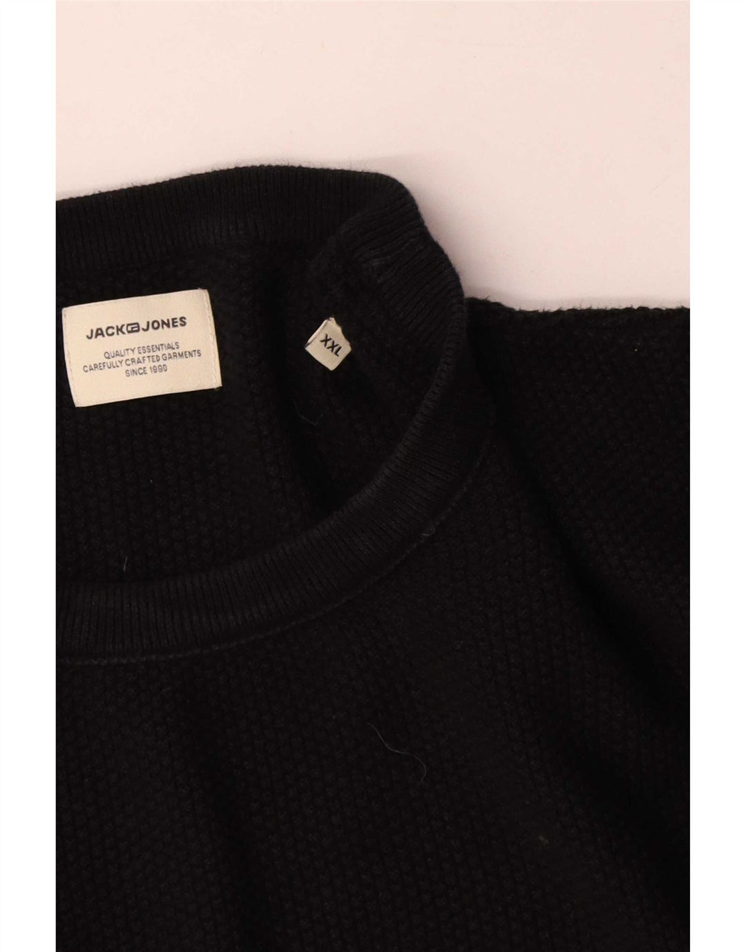 Jack & Jones Herretrøje med rund hals 2XL sort bomuld