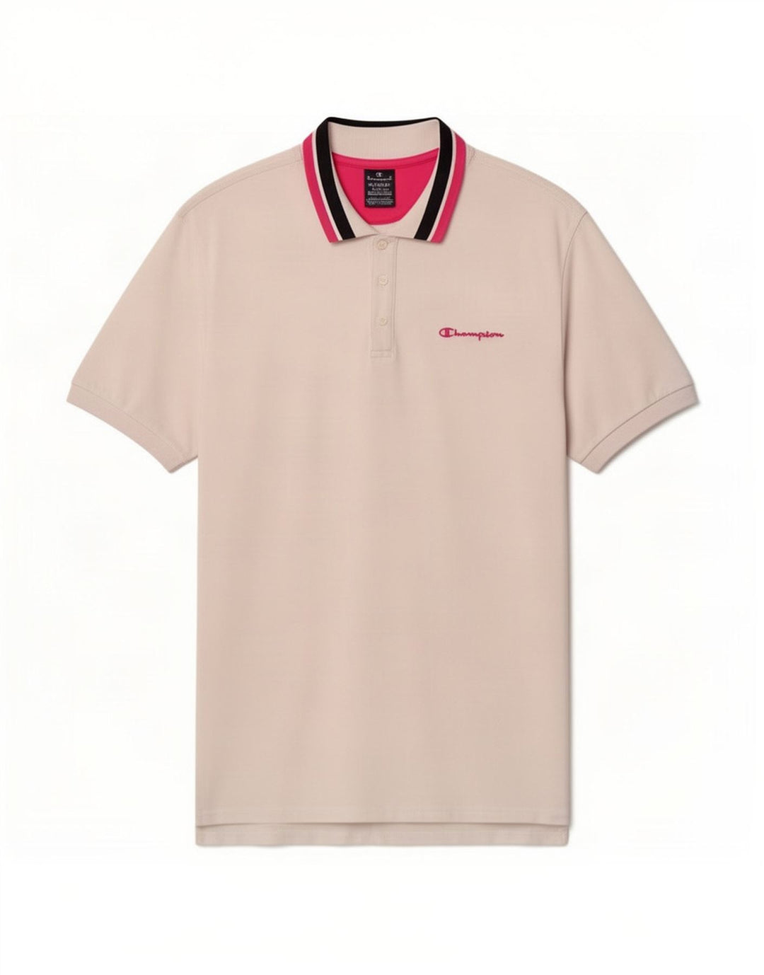 Champion Herre Polo Shirt 2XL Hvid Halm