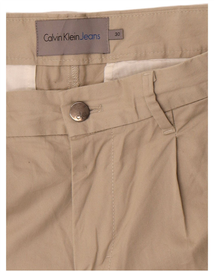 Calvin Klein Herre Pegged Chino Shorts W30 Medium Beige