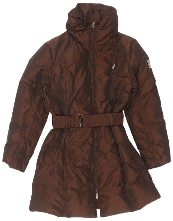 Marina Militare Dame Polstret Frakke UK 20 2XL Brun Polyester