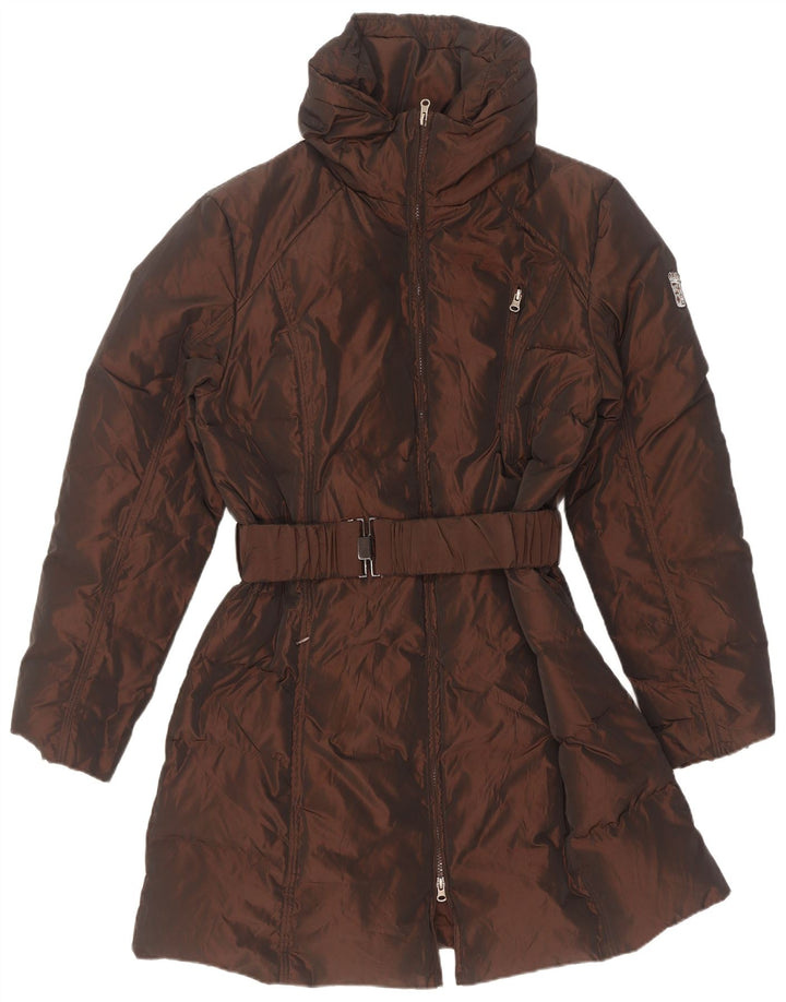 Marina Militare Dame Polstret Frakke UK 20 2XL Brun Polyester