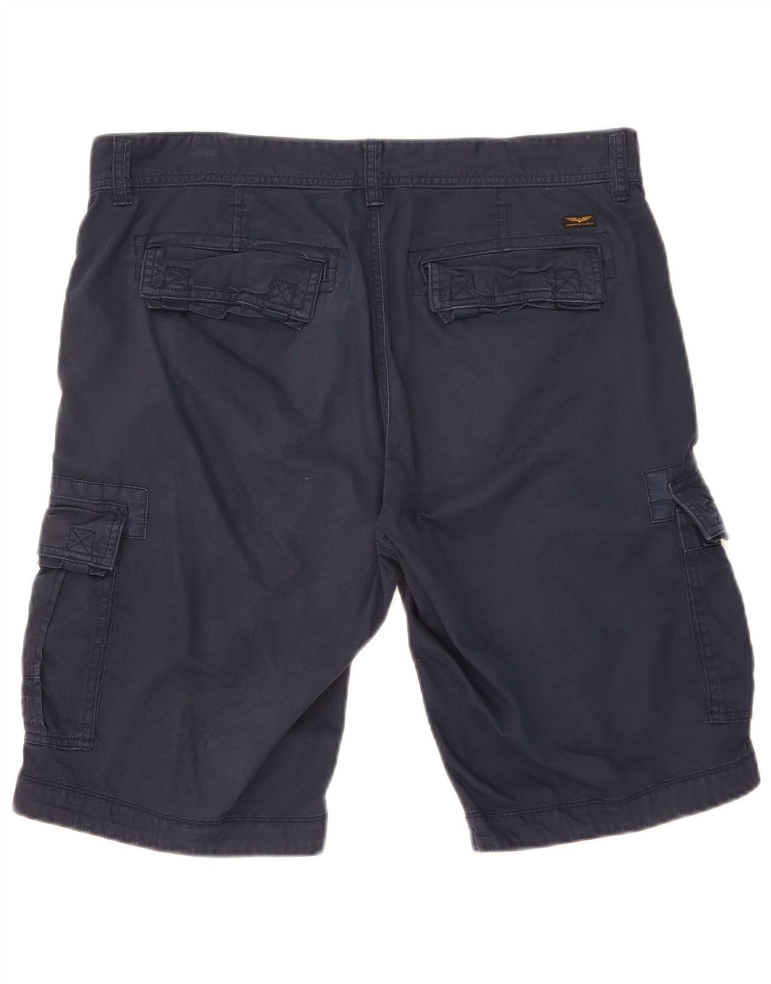 Pme Legend Herre Cargo Shorts W34 Large Navy Blue Bomuld