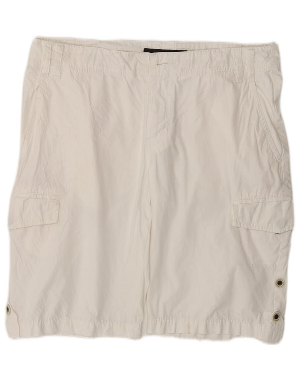 Calvin Klein Herre Cargo Shorts W32 Medium White Bomuld