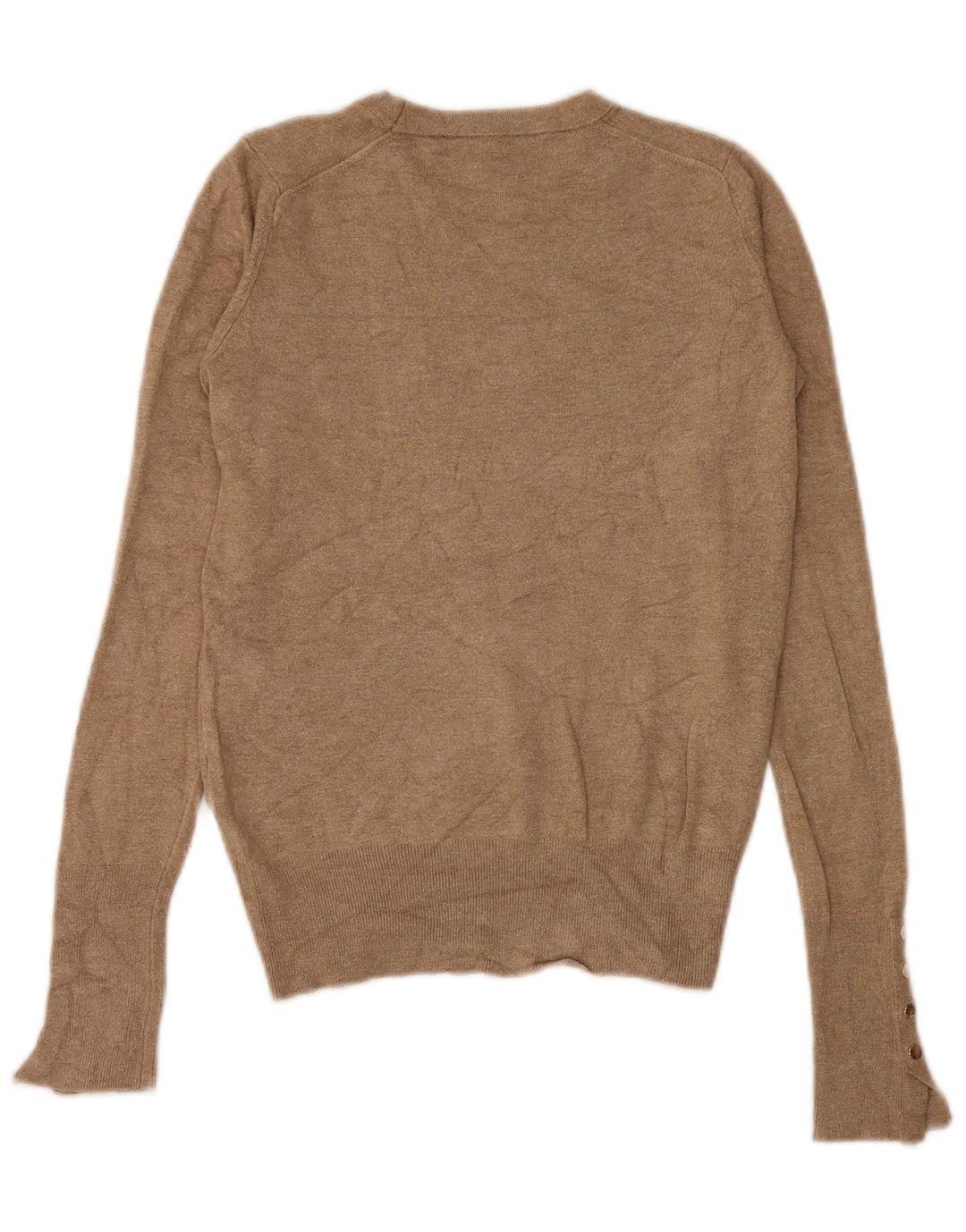 Zara Dame Boat Neck Jumper Sweater UK 8 Small Brown