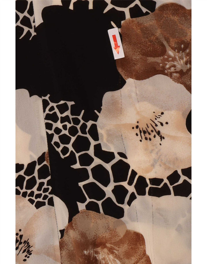 Vintage dame bluse IT 46 store flerfarvede blomster