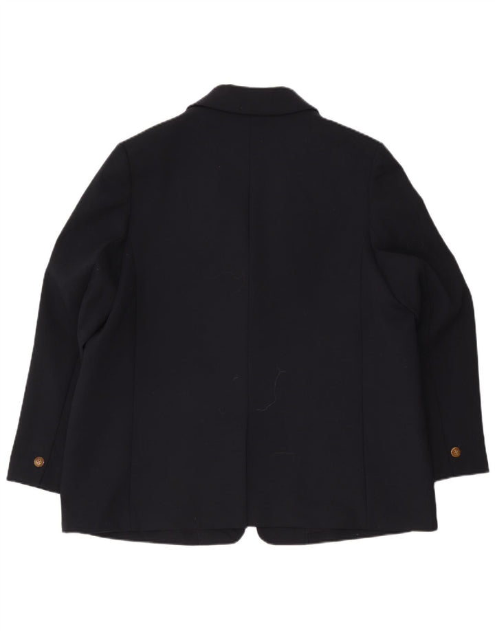 Marks & Spencer Dame 1 knap oversized blazerjakke UK 18 XL Marineblå