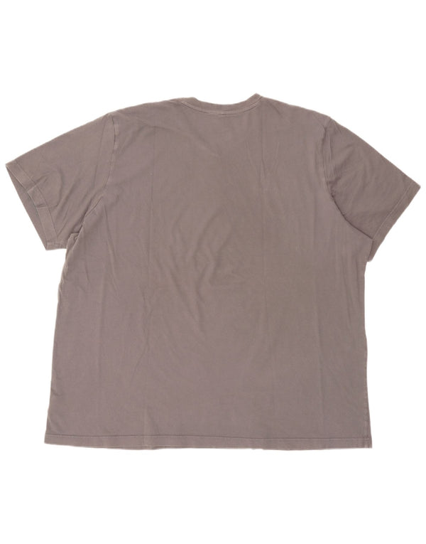 Adidas Herre T-Shirt Top 2XL Grå Bomuld