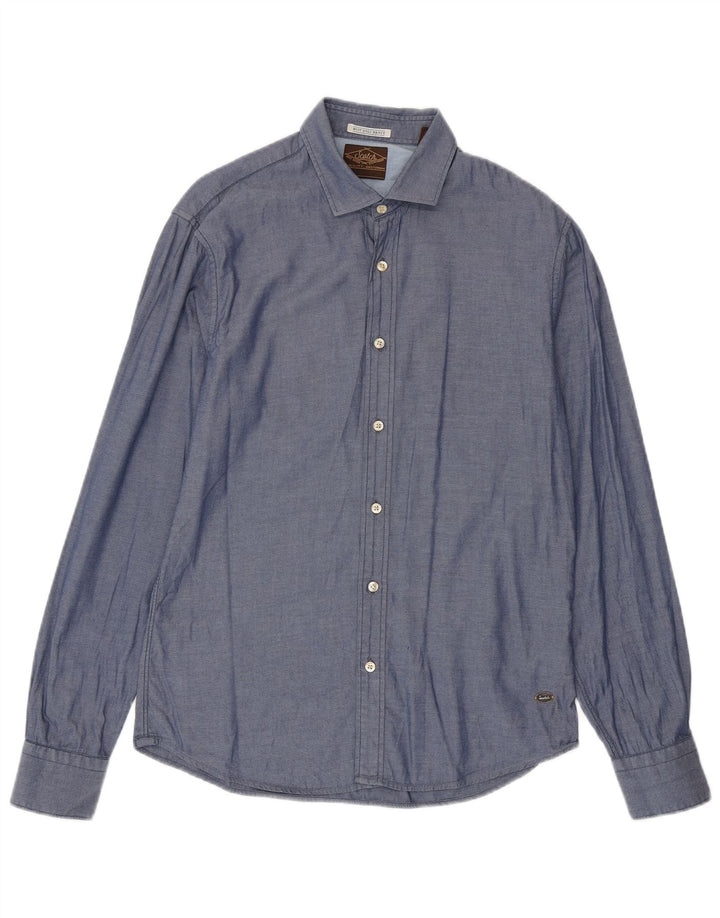Scotch & Soda Herreskjorte Medium Blue Bomuld