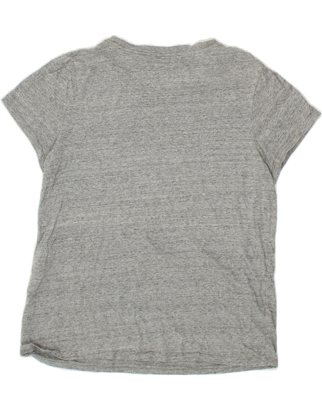LEVI'S Womens Graphic T-Shirt Top UK 14 Medium Grey Flecked Vintage Levi's and Second-Hand Levi's from Messina Hembry 