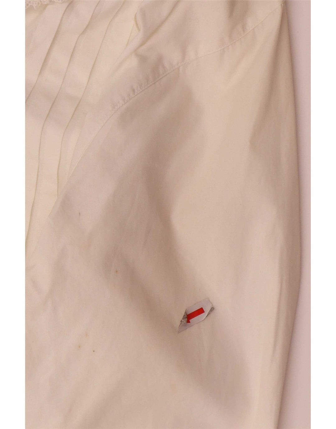 Benetton Dame Smoking Shirt UK 12 Medium White
