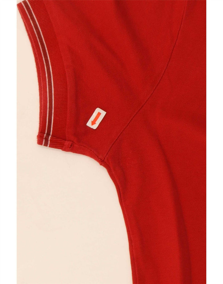 Gas Poloshirt til mænd Medium rødstribet bomuld