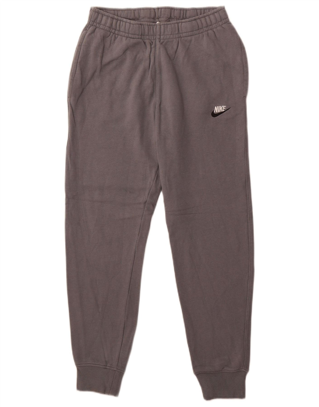 NIKE Mens Tracksuit Trousers Joggers Small  Grey Cotton