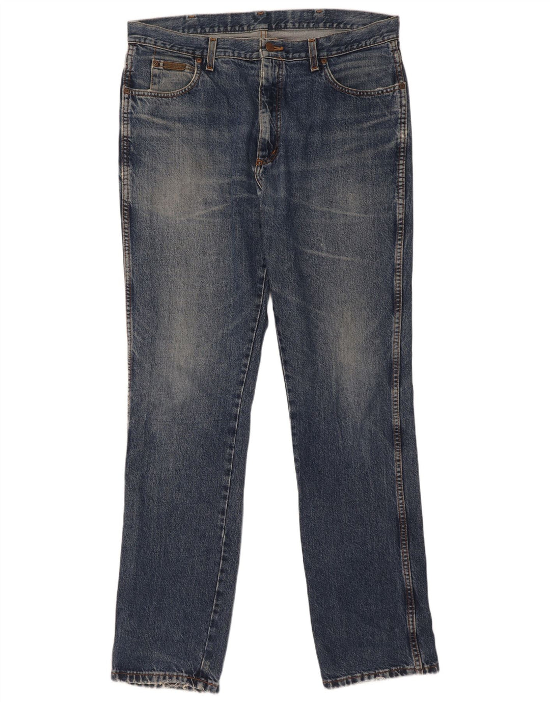 Wrangler Slim Jeans til mænd W38 L36 Blå