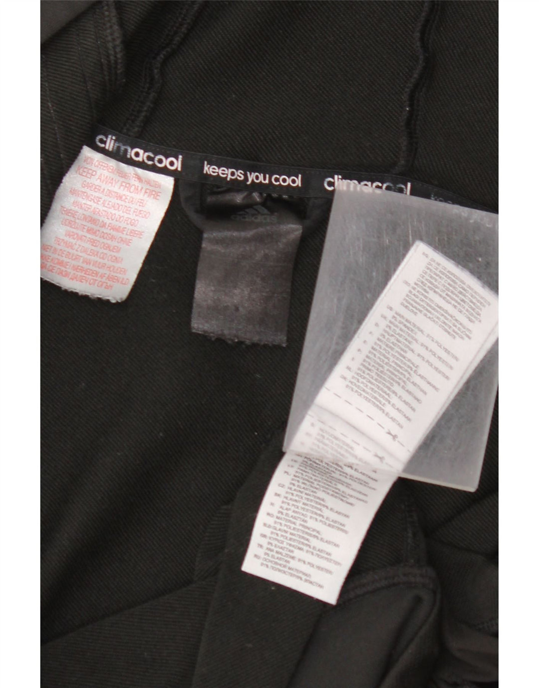 ADIDAS Pige Climacool Hættetrøje med lynlås 11-12 år Sort Polyester