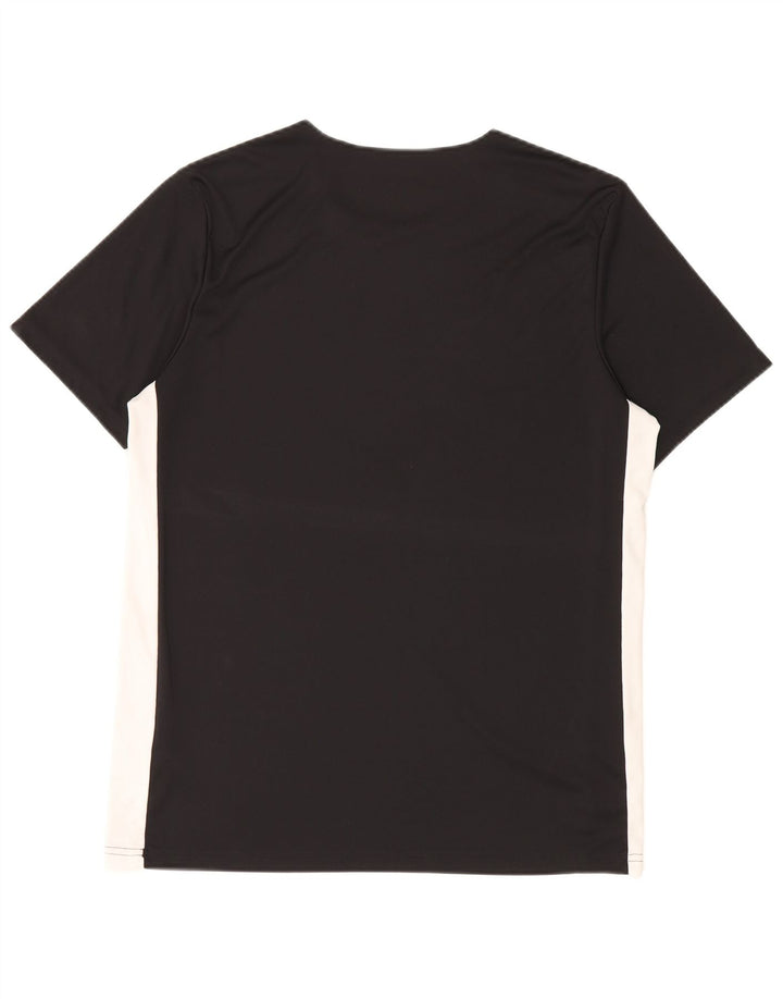 Adidas Herre Aeroready T-Shirt Top Stor Sort Colourblock Polyester