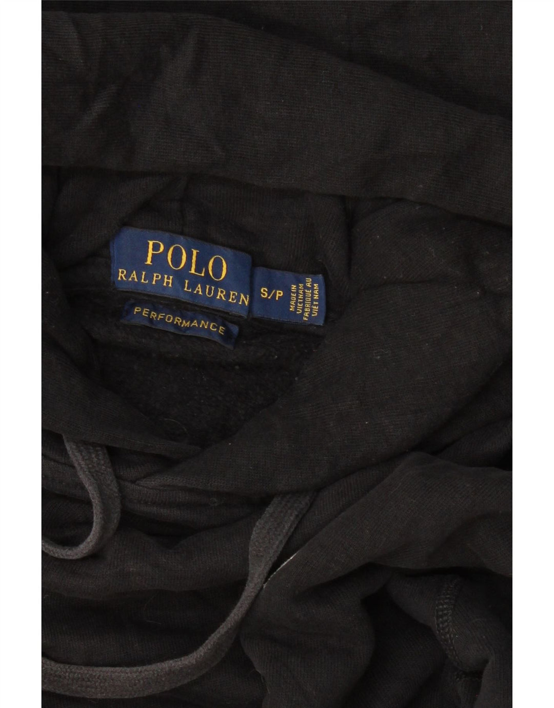 POLO RALPH LAUREN Oversized hættetrøje til kvinder UK 10 Small Black