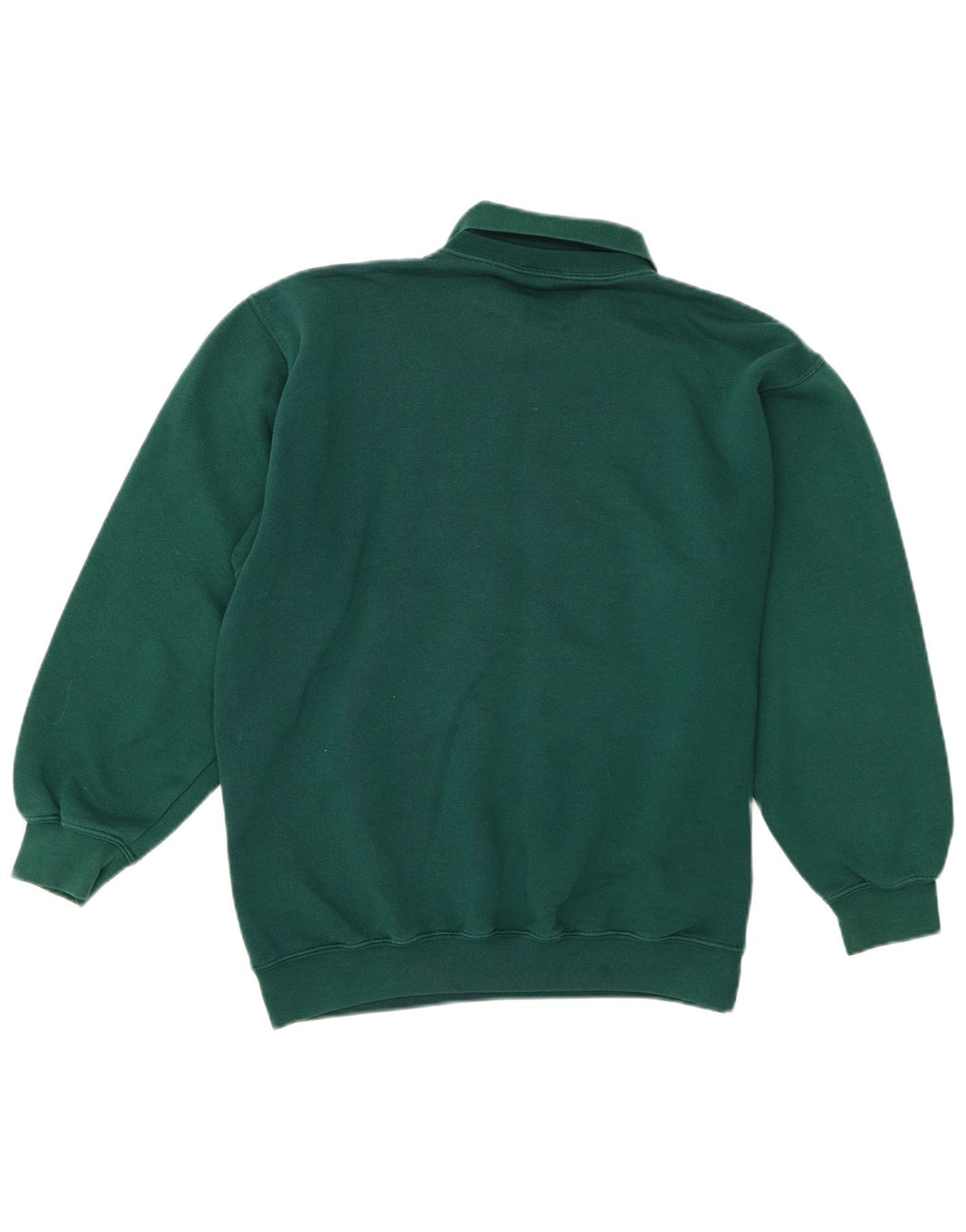 Tulchan Herre Grafisk Polo Neck Sweatshirt Jumper Medium Grøn Bomuld