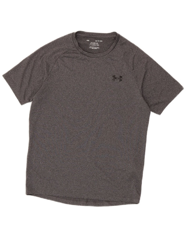 Under Armour Herre T-Shirt Top XS Grå Polyester