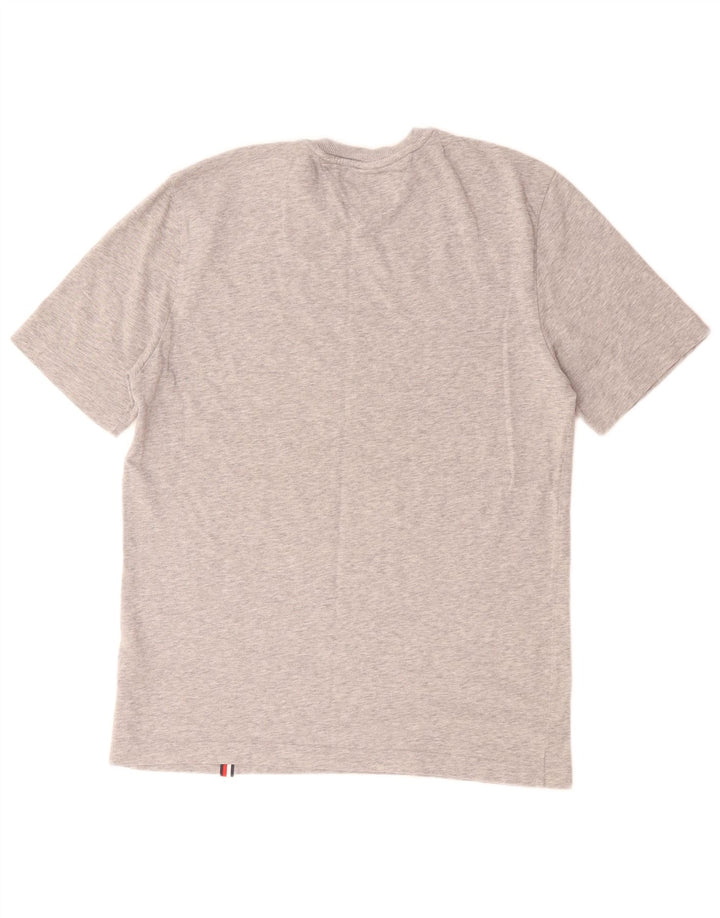 Tommy Hilfiger Herre grafisk T-shirt top mellemgrå bomuld