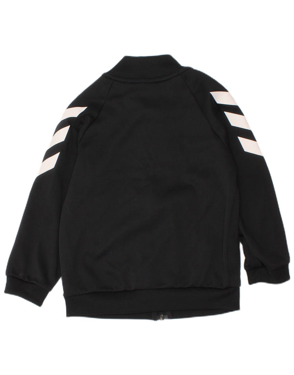 Adidas Drenge Træningsdragt Topjakke 2-3 År Sort Colourblock Polyester
