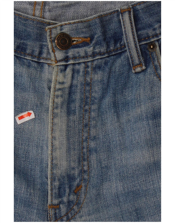 LEVI'S Herre 514 Straight Jeans W34 L32 Blå Bomuld