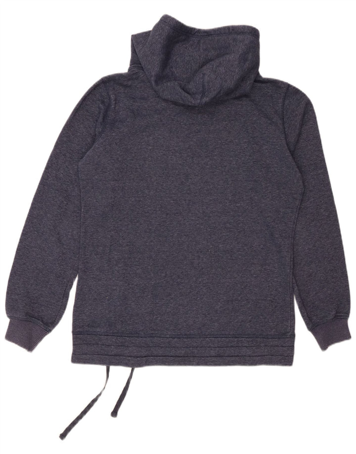 CHAMPION Grafisk hættetrøje til kvinder UK 16 Large Navy Blue