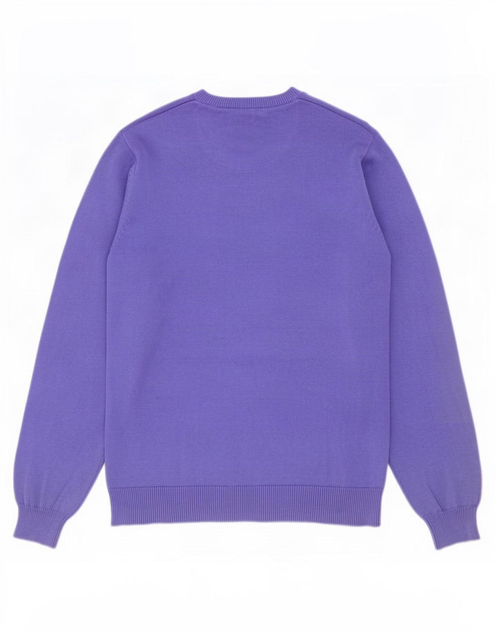 Marks & Spencer Herre Regular Fit Jumper Sweater med rund hals Stor lilla