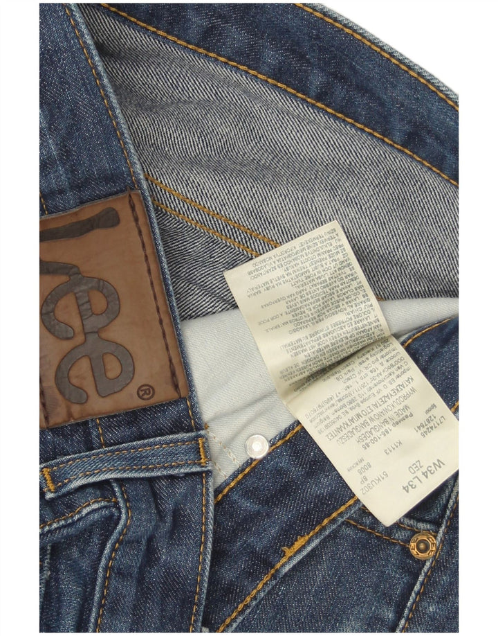 Lee Herre Zed Straight Jeans W34 L34 Blå Bomuld