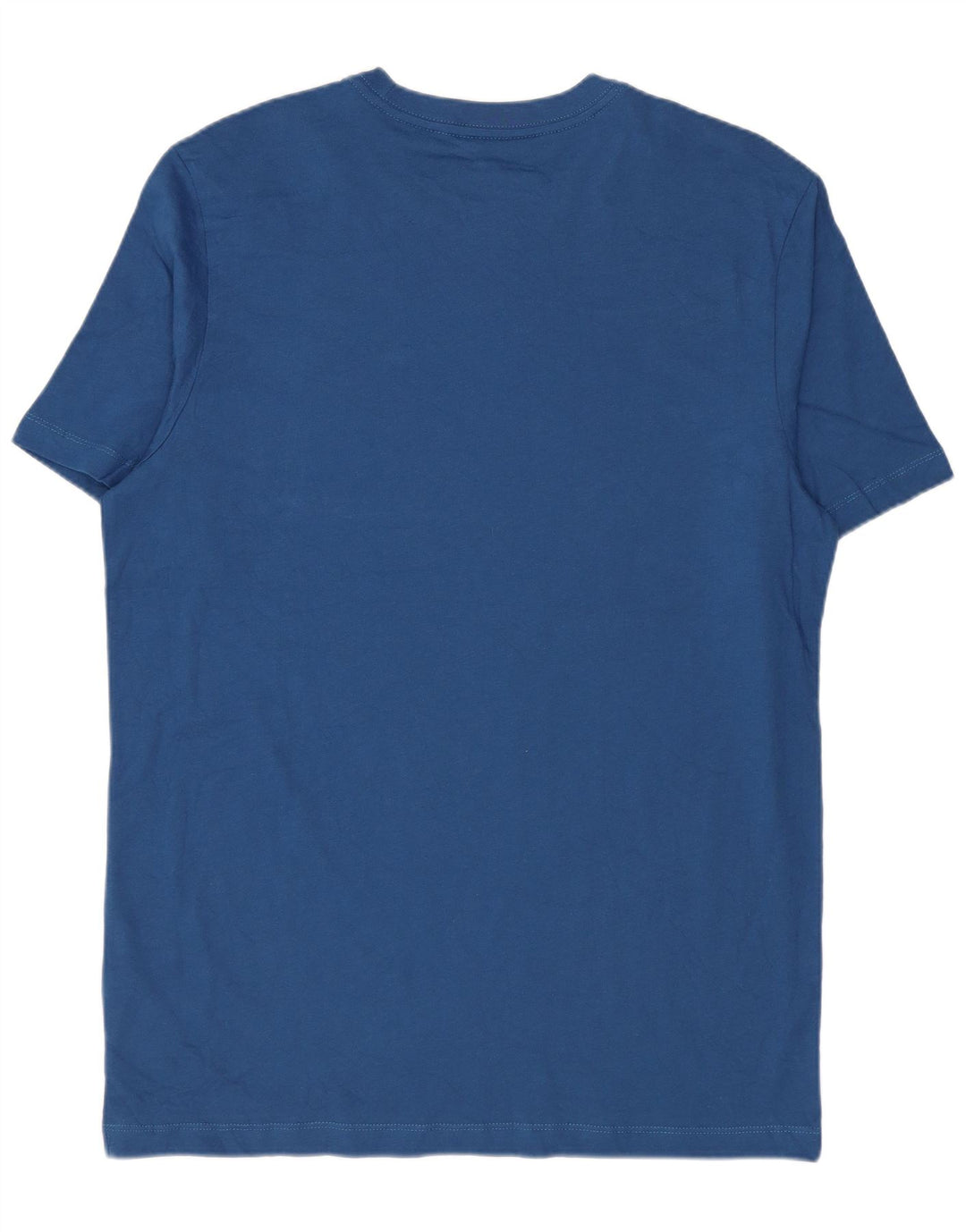 Nike T-shirt top mellemblå bomuld til mænd