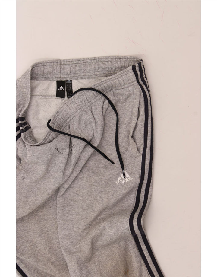 ADIDAS Mens Tracksuit Trousers Large Grey Cotton Vintage Adidas and Second-Hand Adidas from Messina Hembry 