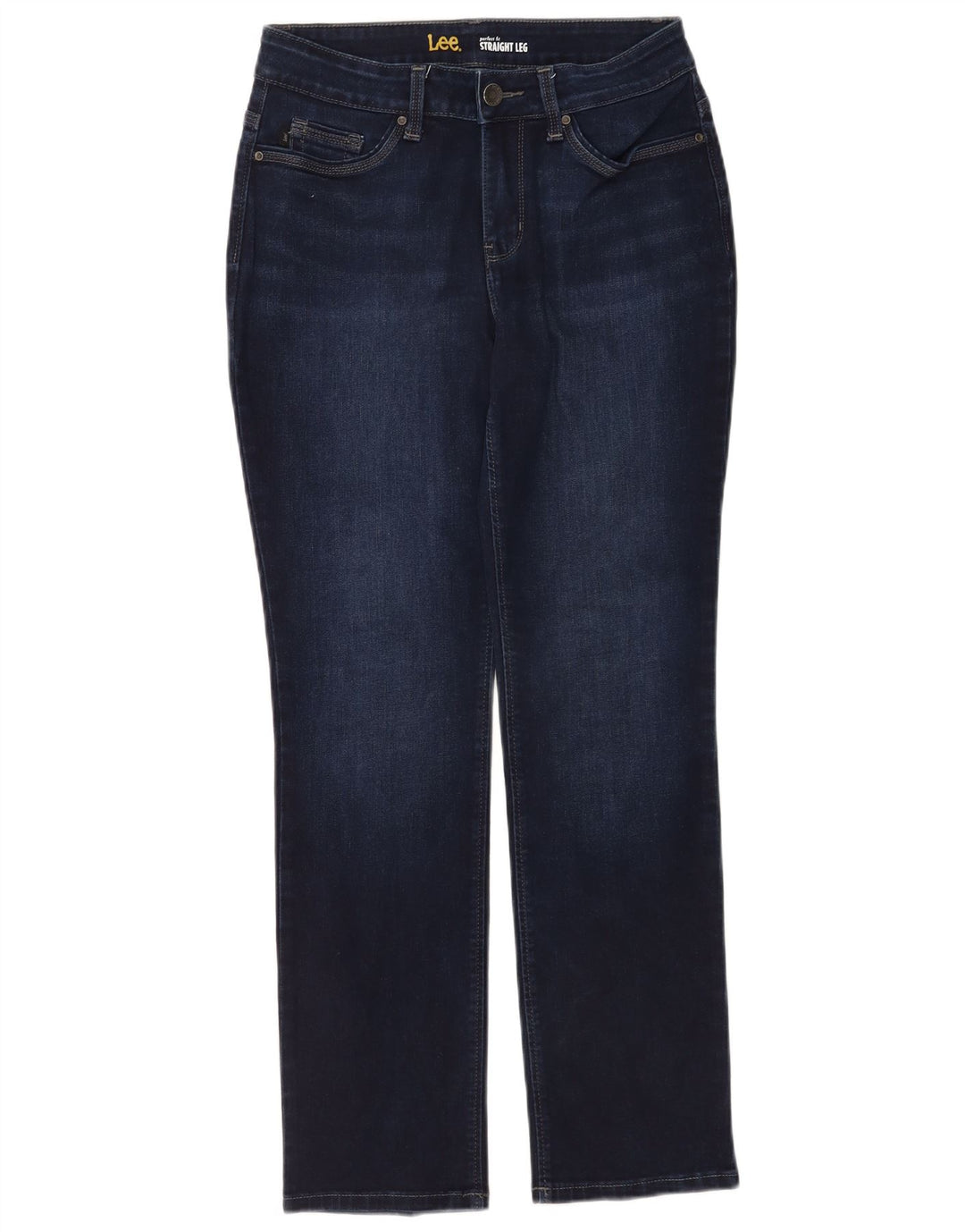 Lee Straight Jeans til kvinder W28 L30 Marineblå