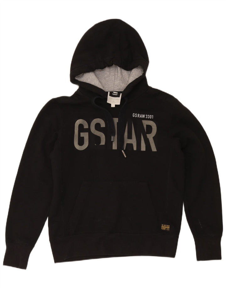 G-Star Grafisk hættetrøje til mænd mellem sort polyester