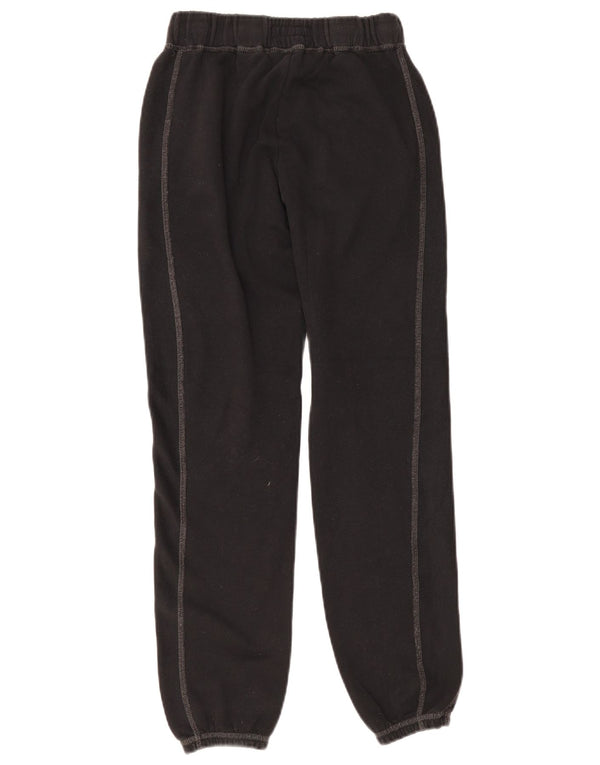 Abercrombie & Fitch Womens Tracksuit Trousers Joggers UK 4 XS Black Cotton