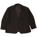 Nautica Herre 2-knaps blazerjakke IT 52 XL Sort Polyester