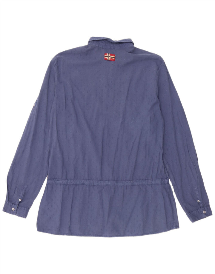 Napapijri Dame Pullover Shirt UK 16 Large Blue